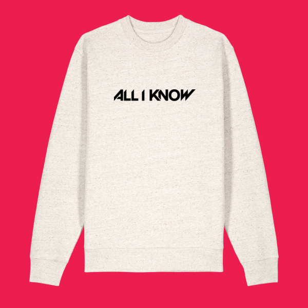 All I Know sweater Thumbnail