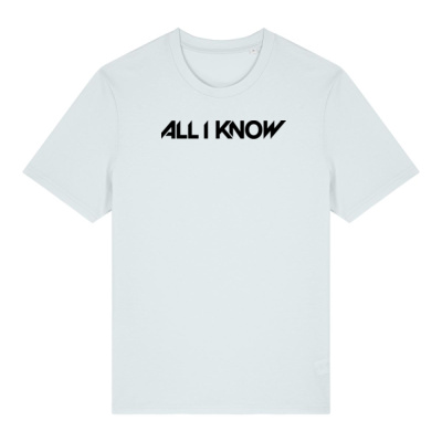 All I Know - White- Black Logo Thumbnail